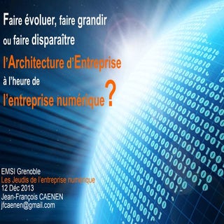 Faire évoluer, faire grandir ou fai...