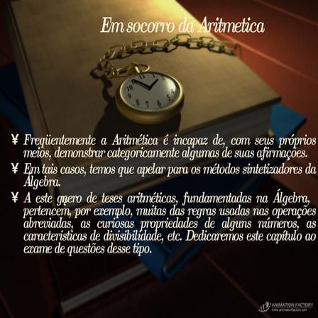 Em Socorro Da Aritmetica