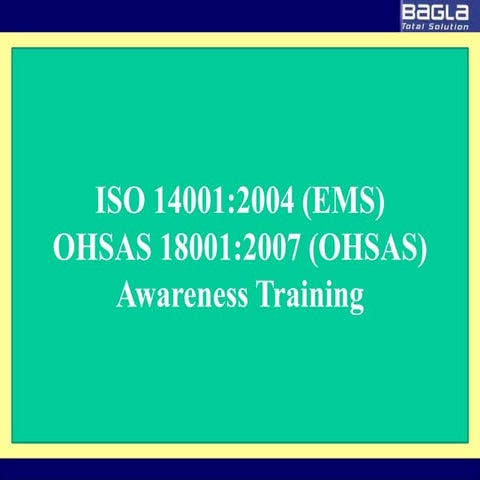EMS OHSAS Awareness Traning .pptx