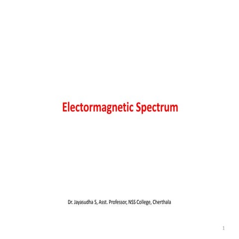 Em spectrum | PPTX