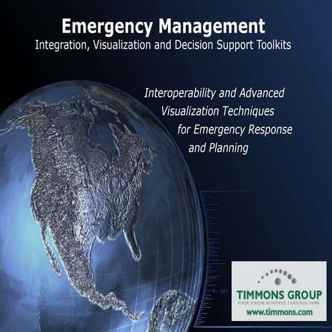 Timmons Group ArcGIS Explorer Emergency Operations Solution