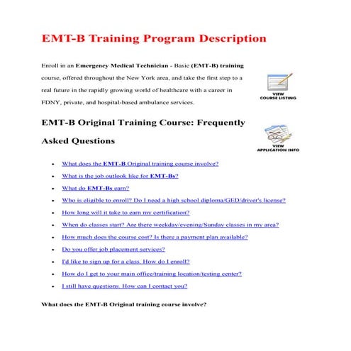 Paramedic Program Overview | PPT