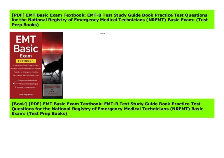 [PDF] EMT Basic Exam Textbook EMTB Test Study Guide Book Practice…