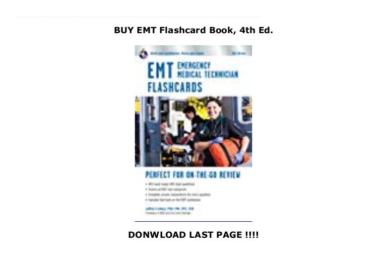 Buy Emt Flashcard Book 4th Ed