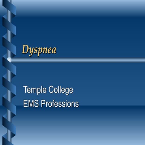 Emt dyspnea