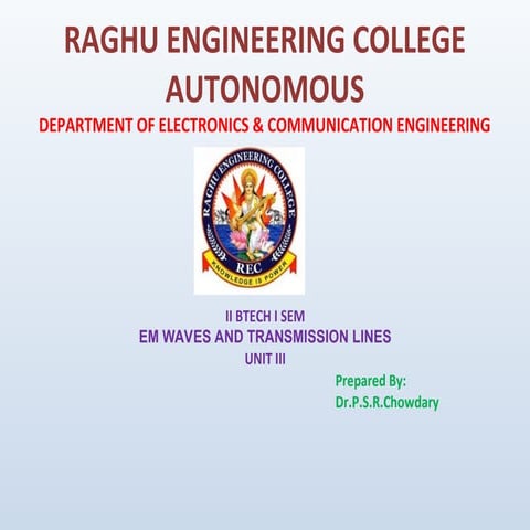 EMTL UNIT as per JNTU GV-Vijayanagaram  Syllabus