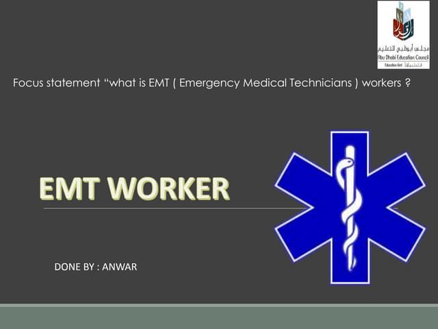 Emt Worker PPT emt-worker-ppt