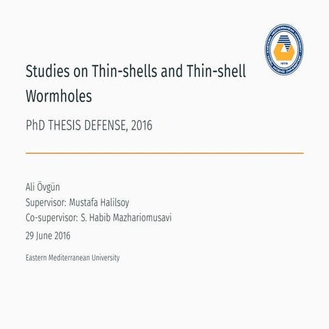 Studies on Thin-shells and Thin-shellWormholes
