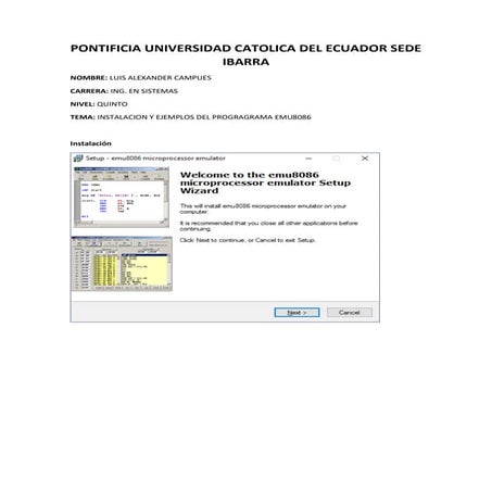 Emu8086 | PDF