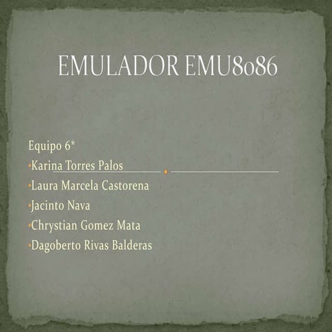Emulador emu8086