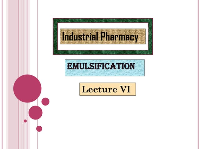 Emulsification in industrial pharmacy .pdf