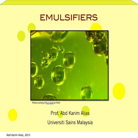Emulsifiers