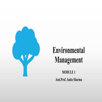 Environmental Management Unit 1
