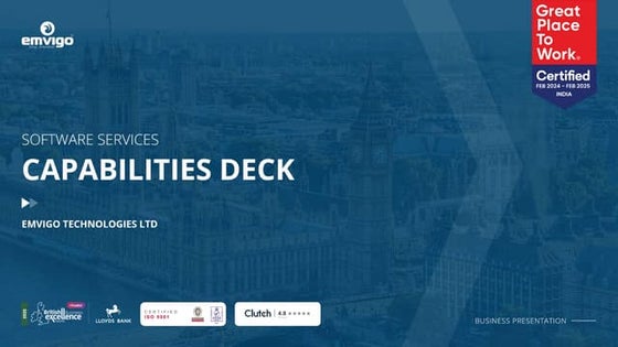 Emvigo Capability Deck_2024 - Key highlights regarding Emvigo's Capabilities