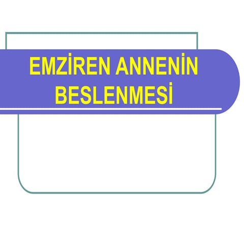 anne sütünün önemi emziren anne beslenmesi.ppt