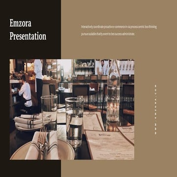 Emzora Presentation : Dark Color Version