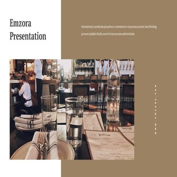 Emzora Presentation : Light Color Version