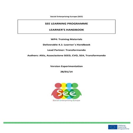 Social Business Training Learner - Handbook