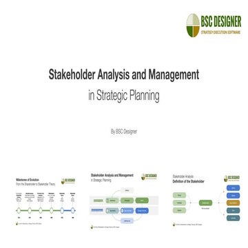 Effective Stakeholder Management in Strategic Planning