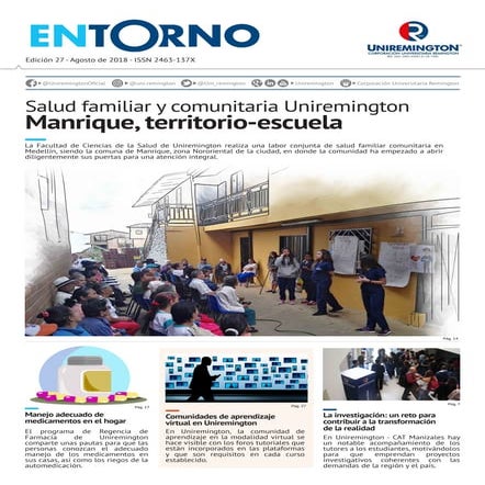 Periódico Entorno Uniremington Agosto 2018