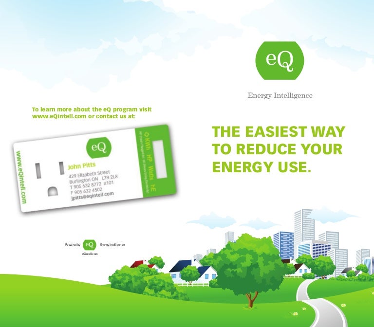 eQ Energy Intelligence Program Overview