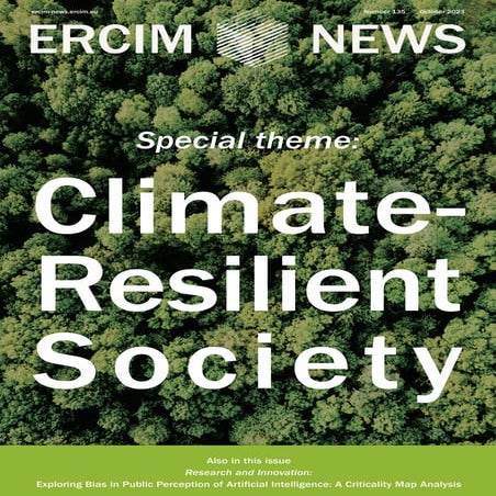 ERCIM NEWS October 2023 - Climate Resilient Society | PDF