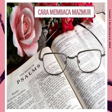 Sekolah Sabat - Triwulan 1 2024 - Pelajaran 1