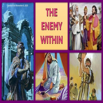 The enemy within lesson study on sabbath school
