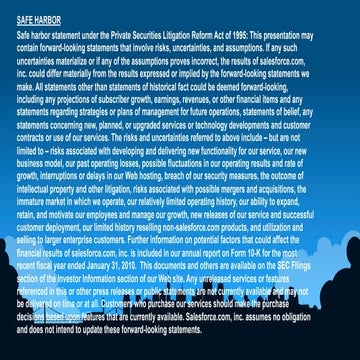 [Salesforce] Perforce - Enablers of Rampant Growth