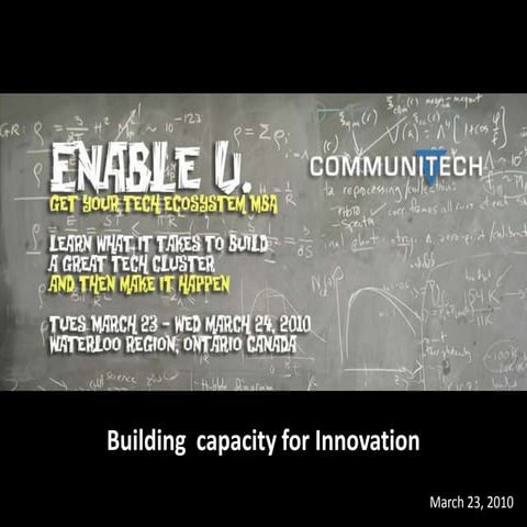 Enable U Iain K Overview 03232010