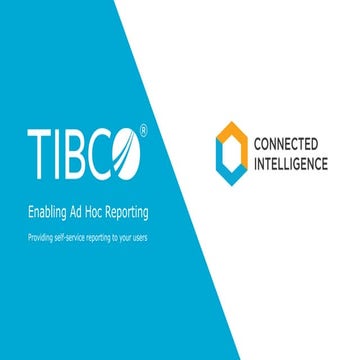 Enabling Ad Hoc Reporting