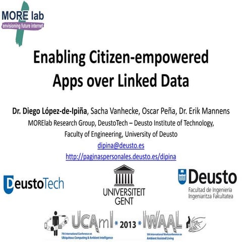 Enabling Citizen-empowered Apps over Linked Data