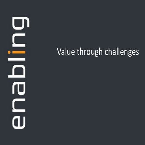 Enabling company presentation 2011