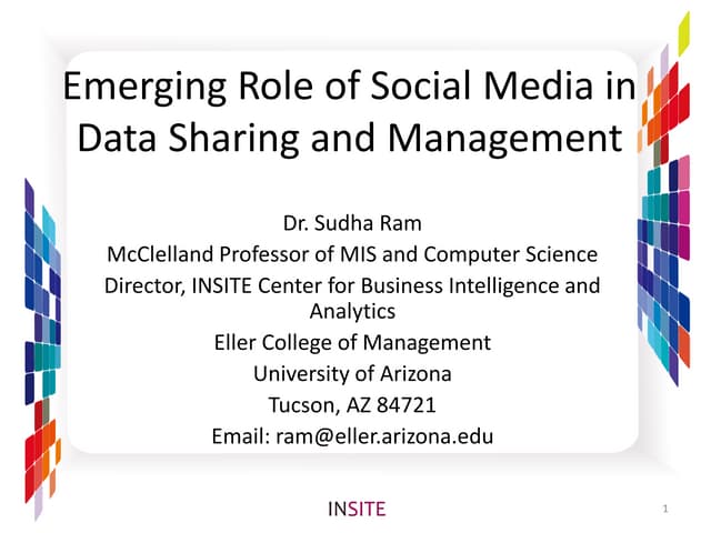 Provenance Management to Enable Data Sharing