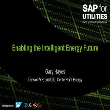 Enabling the intelligent energy future