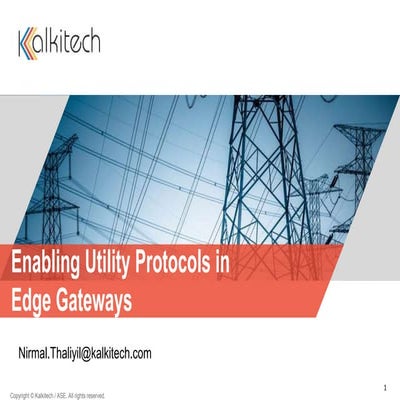 Enabling utility protocols in Edge gateways