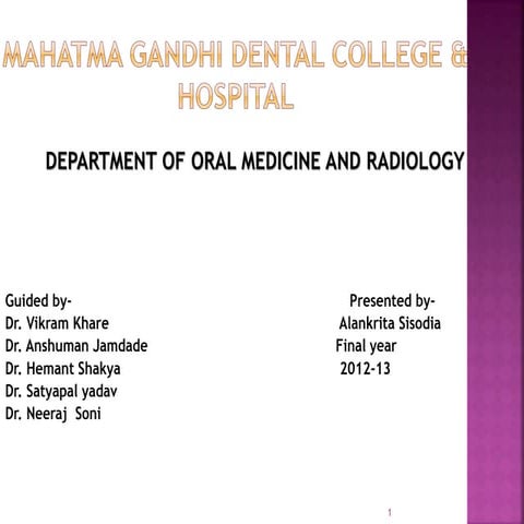Enamel hypoplasia ppt