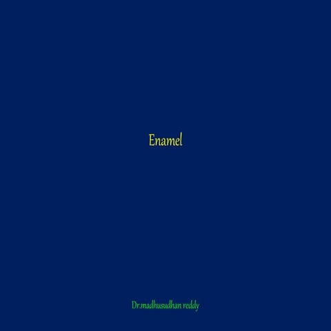 Seminar on tooth enamel ,enamel structure ,amelogenesis and complete ...