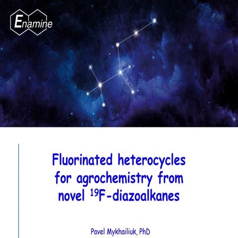 Enamine fluorinated heterocycles 2015
