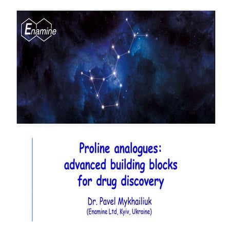 Enamine proline analogues 2015