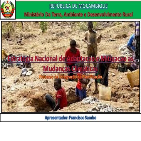 Implementation of the National Plan for Adaptation and Mitigation to Climate ...