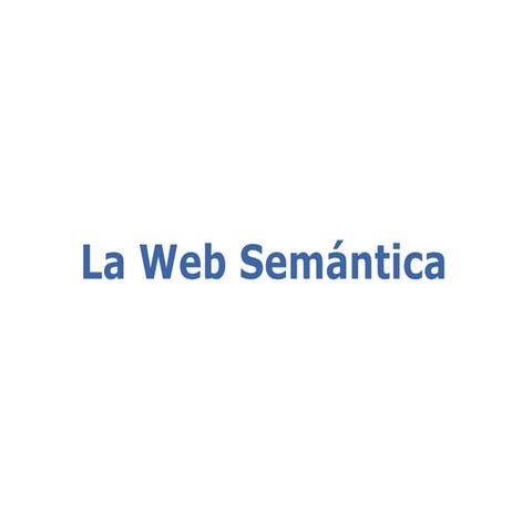 Web Semantica