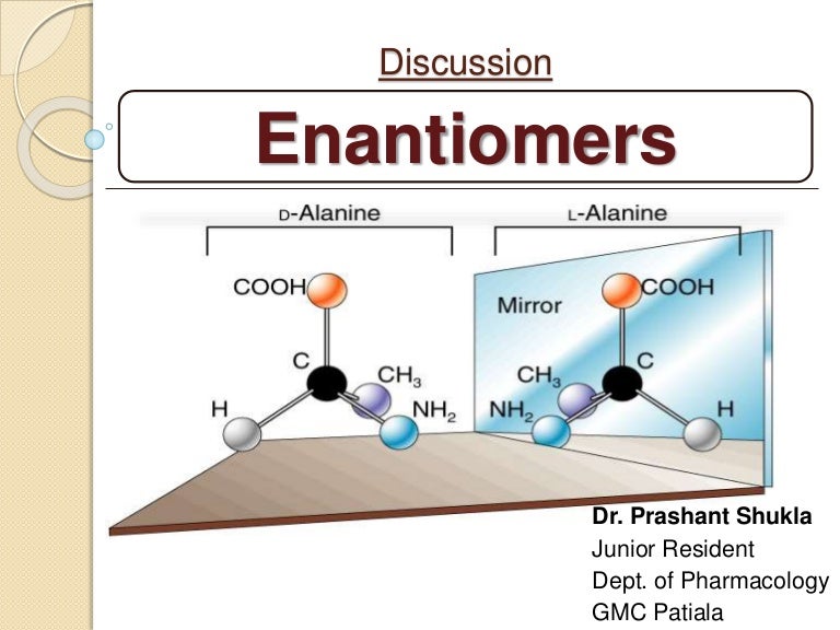 Role of Enantiomers in Pharmacology