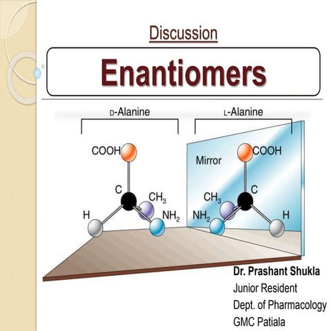 Role of Enantiomers in Pharmacology