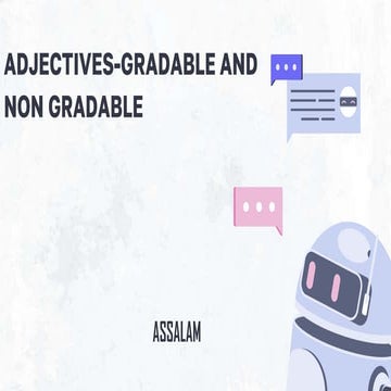 Gradable and non-gradable adjectives | ODP