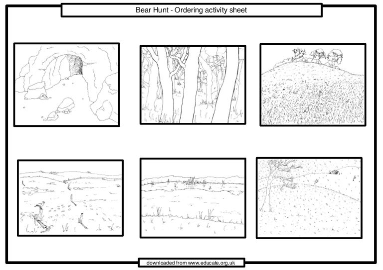 Going On A Bear Hunt Coloring Page - Enbearhuntorderingactivity 110313142517 Phpapp02 Thumbnail 4 