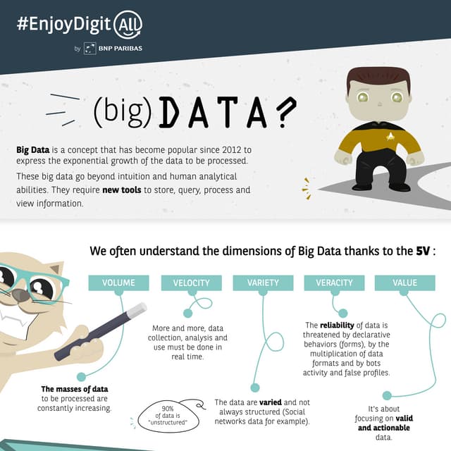 (Big) Data infographic - EnjoyDigitAll by BNP Paribas