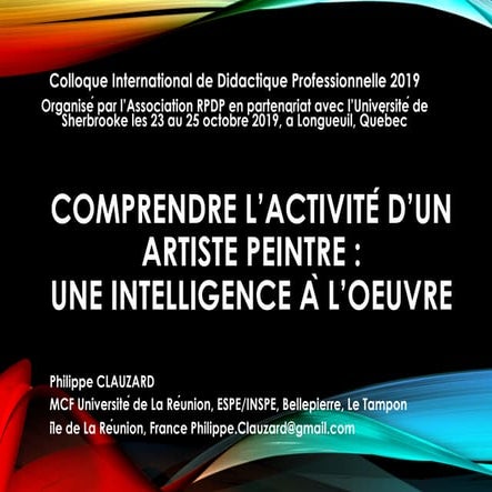Présentation Colloque RPDP  Montréal-2019