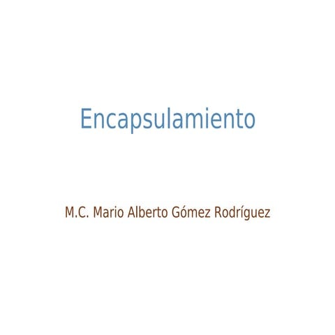 Encapsulamiento