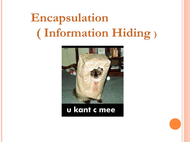 C# Encapsulation
